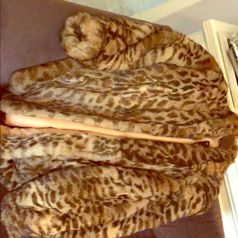 Leopard print reel for jacket POLO NORTE